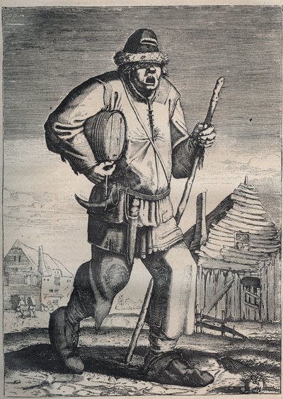 Mürekkep satıcısı - Flaman gravürü by School Flemish