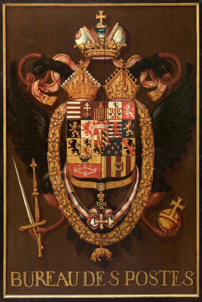 Direk İşareti (panel üzerine yağ) by School Flemish