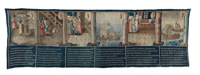Our Lady of the Potterie'nin Mucizeleri (goblen) by School Flemish