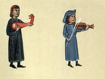 Bir Orta Çağ Troubadour