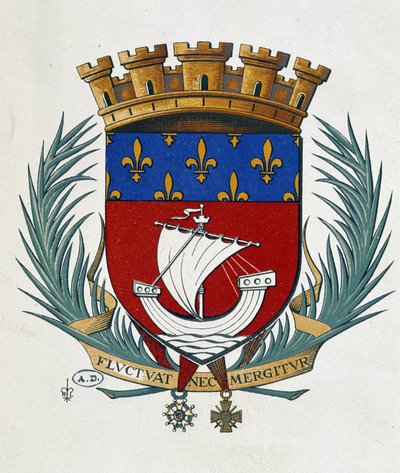 Paris Blazon "Fırçalar ve lavabolar" by School French