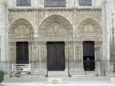 Chartres Katedrali. by School French
