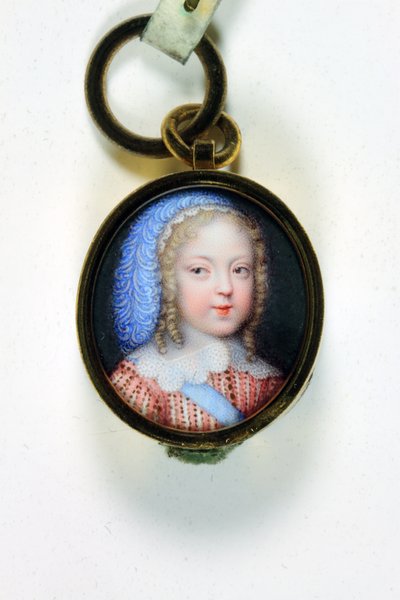 Louis XIV (emaye) by School French