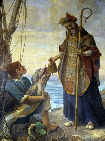 St Pol de Leon, Batz adasında, Ouessant, v. 530