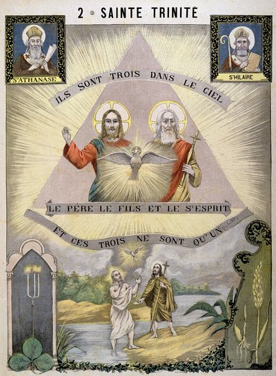 Cennette üç tane vardır, Baba Oğul ve Kutsal Ruh ve bu üçü sadece birdir. by School French