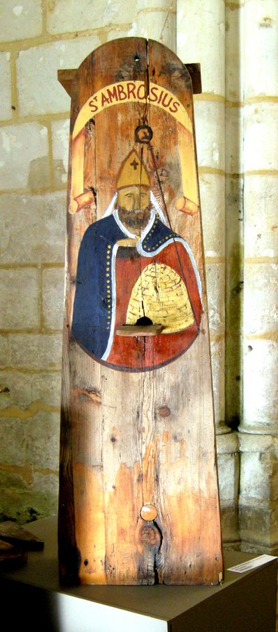 St. Ambrose (ahşap) bir görüntü ile arı kovanı by School German
