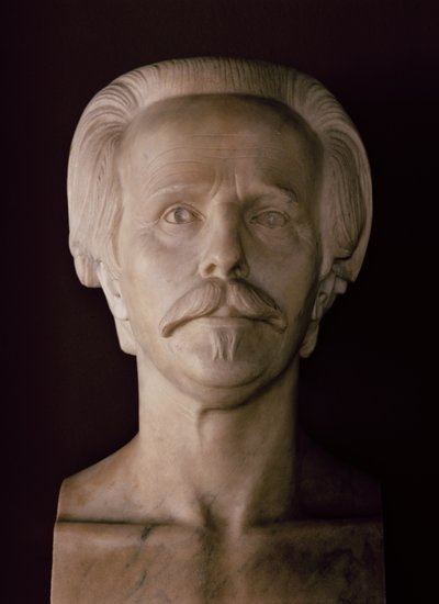 Karl May büstü (mermer) by School German