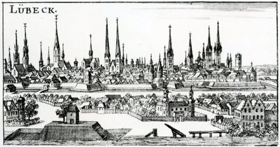 Lübeck by School German