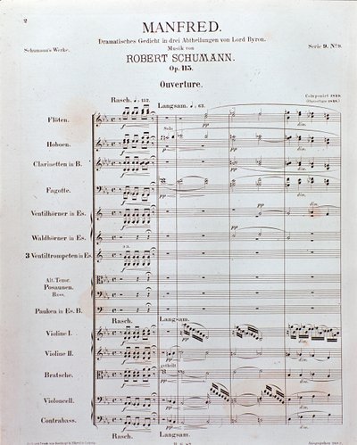 Alman besteci Robert Schumann