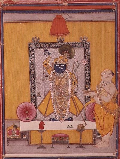 Adanmış ile Krishna