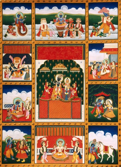 Duş Reddetlerinin Minyatür Tablosu by School Indian
