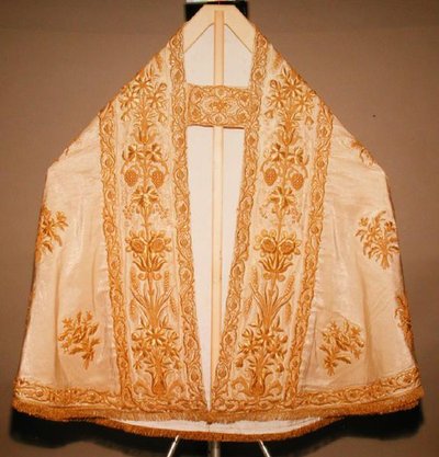 Parato del Corpus Domini pelerin (ipek) önden görünümü (arkadan görünüm için bkz. 152128) by School Italian