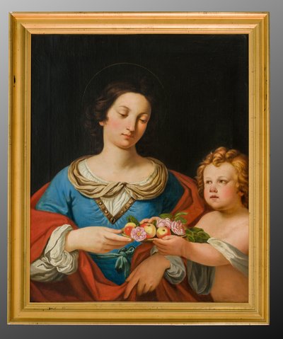 Aziz Dorothy (tuval üzerine yağlı boya) by School Italian