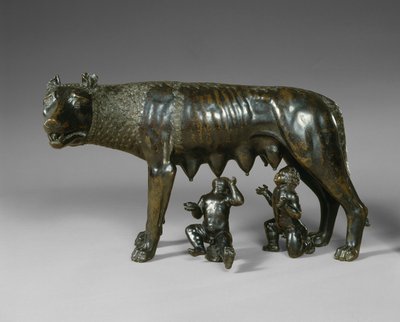 Capitoline Kurt Emziren Romulus ve Remus by School Italian