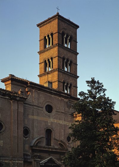 San Sisto vecchio kilisesinin görünümü, 5-12. yüzyıl by School Italian