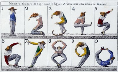 Figürleri komik duruşlarla ifade etmenin tuhaf yolu - İtalyan doc., n.d. by School Italian