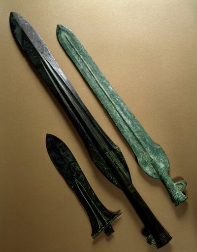 Bronz mızrak uçları, Yayoi dönemi (MÖ 300) by Japanese School