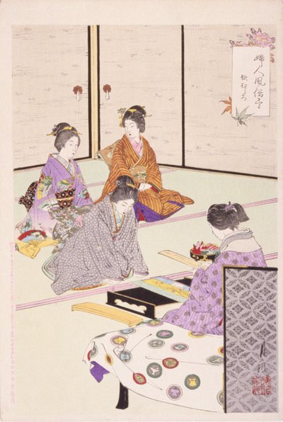 Odada Oturan Dört Kadın by School Japanese