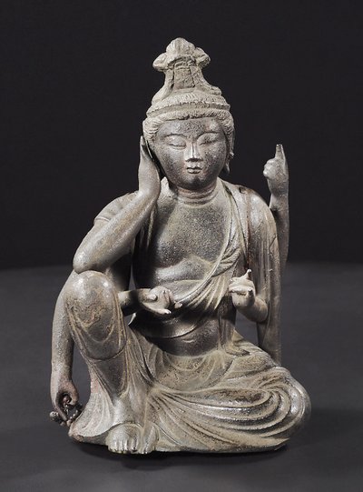 Nyoirin Kannon, Kamakura Period (bronze) by Japanese School