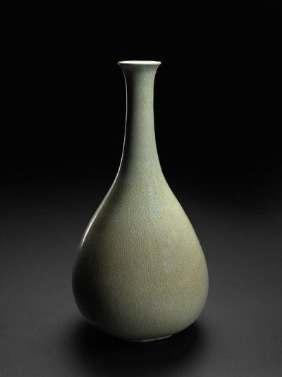 Seladon Şişesi, 11. yüzyıl sonu - 12. yüzyıl başı (seladon sırlı taş eşya) by School Korean