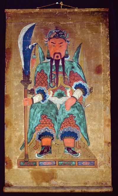 Gwanwoojanggun (kağıt üzerine doğal pigment) by School Korean