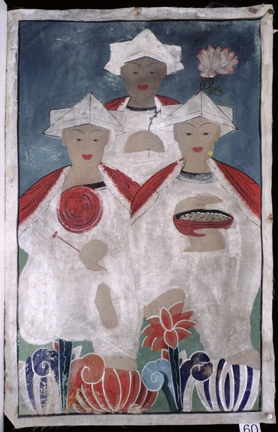 Simbul Jeseok (ipek üzerine doğal pigment) by School Korean