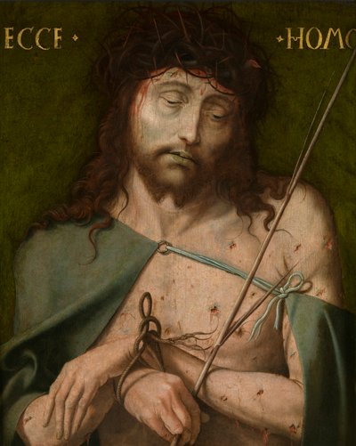 Ecce Homo, 16. yüzyılın ilk yarısı (panel üzerine yağlıboya) by School Netherlandish