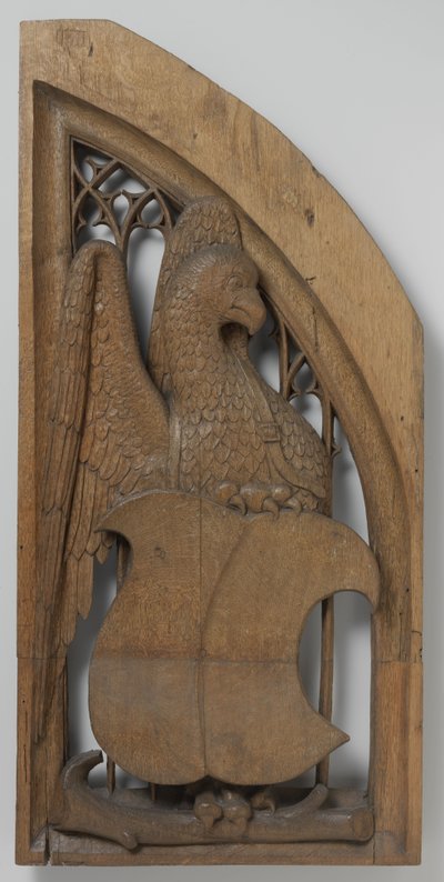 Bir organ vakasından alınan panel, c. 1510-20 (çok renklilik izleri olan meşe) by School Netherlandish