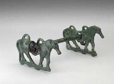 Horse Bit, muhtemelen MÖ 9.-7. yy, İran (bronz) by School Persian