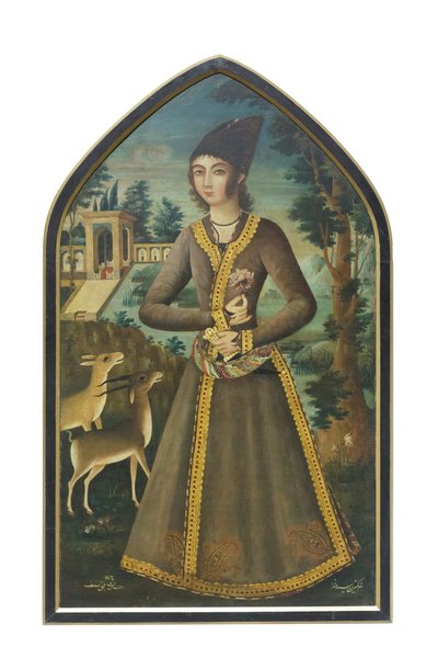 Aziz Yusuf, Seyyid Mirza (tuval üzerine yağlıboya) by School Qajar