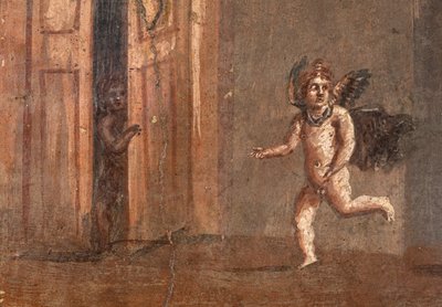 Saklambaç oynayan aşk tanrısı, Herculaneum by School Roman