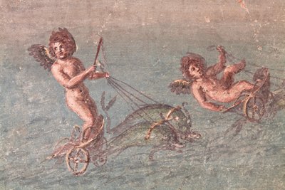 Koşan cupids, Herculaneum by School Roman