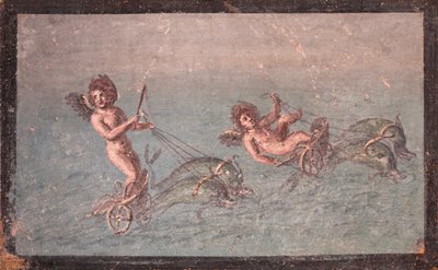 Koşan cupids, Herculaneum by School Roman