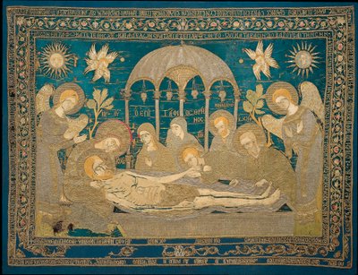 Entombment - İsimsiz bir Rus yazar tarafından yün işlemesi by School Russian