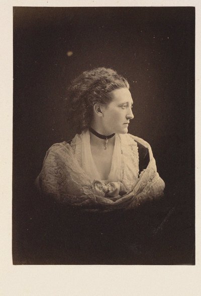 Marie Maximilianovna de Leuchtenberg - Leuchtenberg Prensesi Maria Maximilianovna (1841-1914), Anonim . Litografi by School Russian