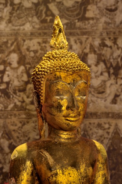 Ayutthaya tarzı Buda resmi (yaldızlı bronz) by School Siamese