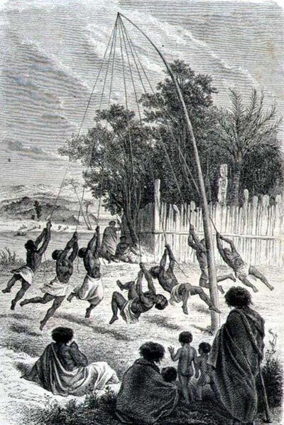 Salıncakta Oynayan Maori Savaşçıları, 