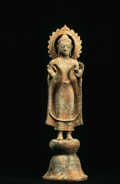 Buda, Davaravati Dönemi (bronz) by School Thai