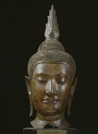 Meditasyonda Buda Başkanı (bronz) by School Thai