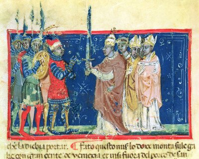 Codex Correr I 383 Papa Alexander III (1105-81) Doge Sebastiano Ziani