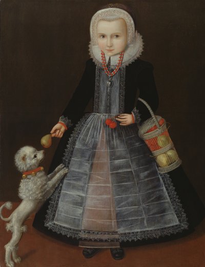 Bir Kızın Portresi, c.1610 by School of Friesland