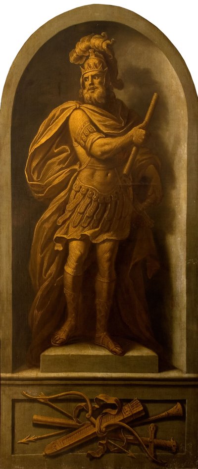 Bir Savaşçı, 1710. by School of Godfrey Kneller