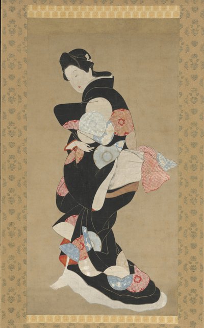 Dansçı. by School of Hishikawa Moronobu