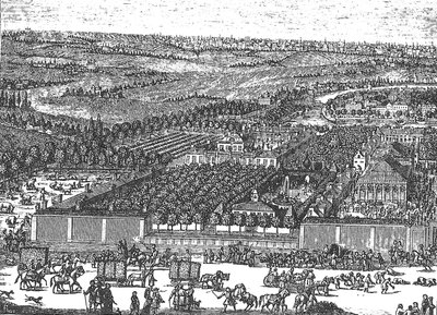 Alman Mahallesi Nemetskaya sloboda, Moskova, 1705 by Schoonebeek