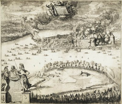 11 Ekim 1702, 1703'te İsveç Nöteburg Kalesi'nin Rus Askerleri Tarafından Alınması by Schoonebeek