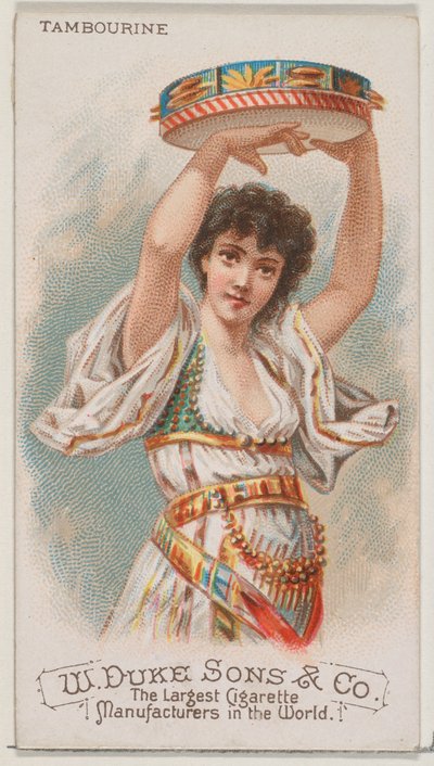Tef, Duke marka sigaralar için Musical Instruments N82 serisinden, 1888., 1888. by Schumacher and Ettlinger