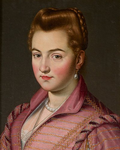 Parma Evi'nden Bir Leydi, muhtemelen Costanza Colonna (tuval üzerine yağlıboya) by Scipione (1550 98) (attr. to) Pulzone