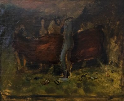 Eve, kıyamet sahnesi 1930 by Scipione Gino Bonichi