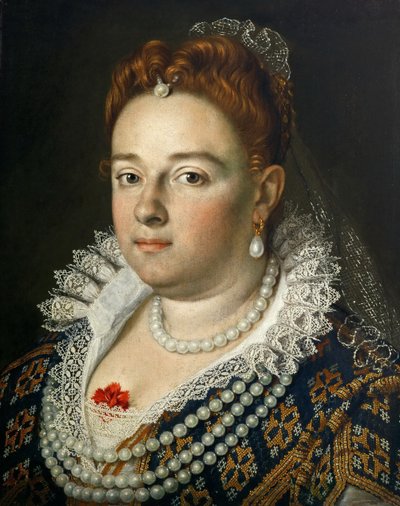 Bianca Cappello'nun Portresi 1548-1587, Toskana Büyük Düşesi, 1585-1586 by Scipione Pulzone