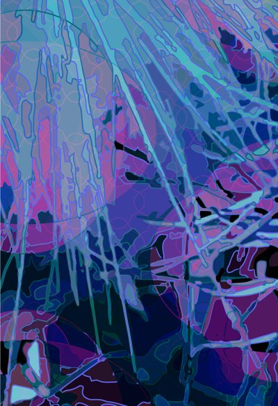 Enginar_abst_vert3a (dijital) by Scott J. Davis